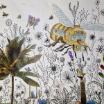 6c Tusche und Collage von Julia (SJ 2024_25)