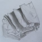 K1 Papierrest, Bleistiftskizze von Greta (SJ 2025_26)