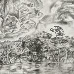 K1 Landschaft, Bleistiftzeichnung von Lisa (SJ 2024_25)