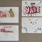 Klasse 7 Graffiti (in Arbeit), Bleistift und Buntstift