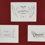 Zeichnen mit Bleistift, Münder